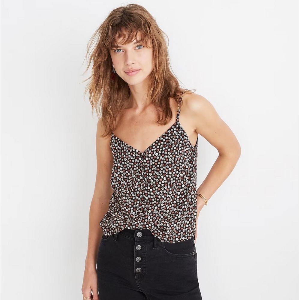 NWT Madewell Button-down Floral Cami in Petite Blooms - 00
